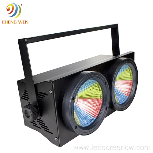 COB 2Eyes White+Warm White+LED Blinder with Strip Light